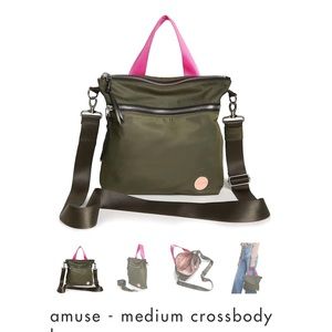 Shorty love amuse olive green like new used 2-3 times